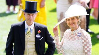 Prince Edward, Duke of Edinburgh and Sophie, Duchess of Edinburgh attend day two of Royal Ascot 2024