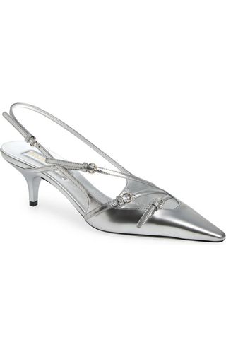 Show Buckle Slingback Pump