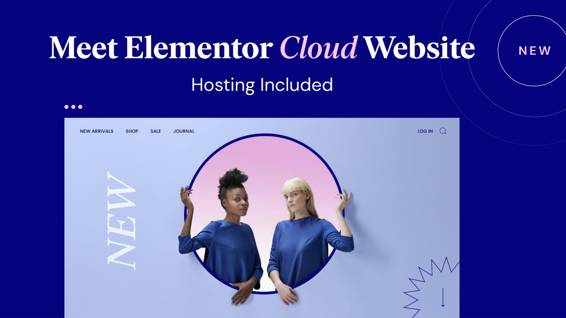 Elementor&#039;s new Cloud Website package frontpage 