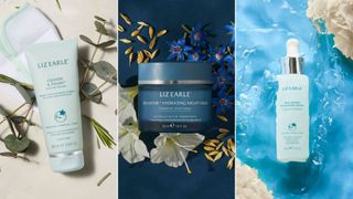 an image of liz earle british skincare brand products