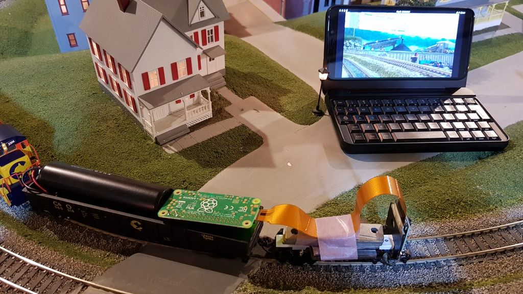 Raspberry Pi Model Train Streams First Person View of Train Ride Tom's Hardware