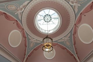 Ceiling restoration of 20 Hanover Square