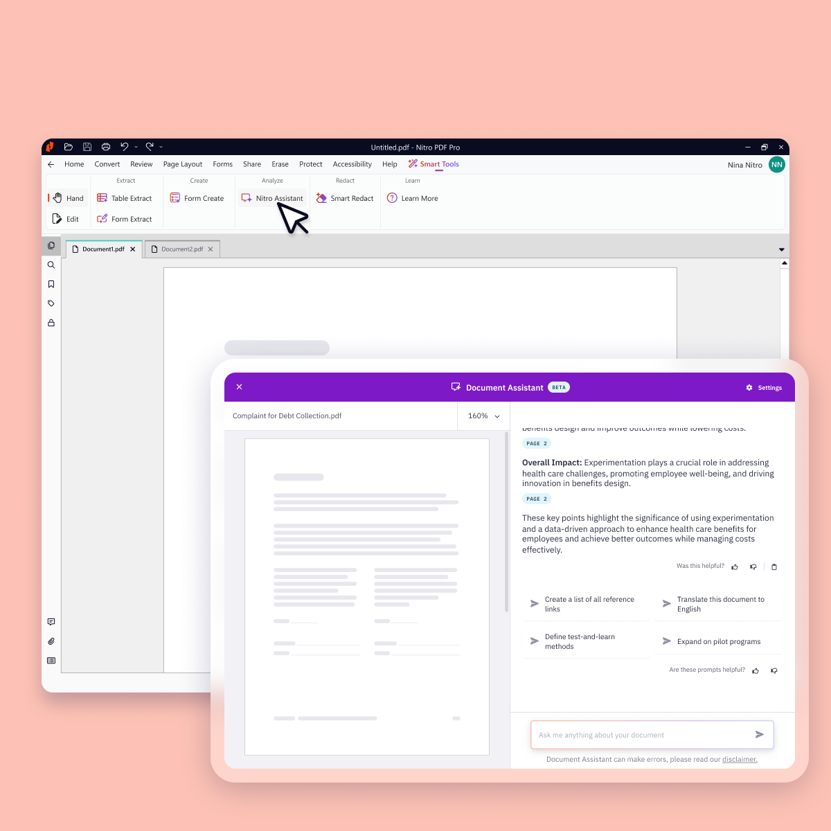 Nitro Document Assistant
