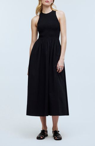 The Melody Smocked Sleeveless Midi Dress