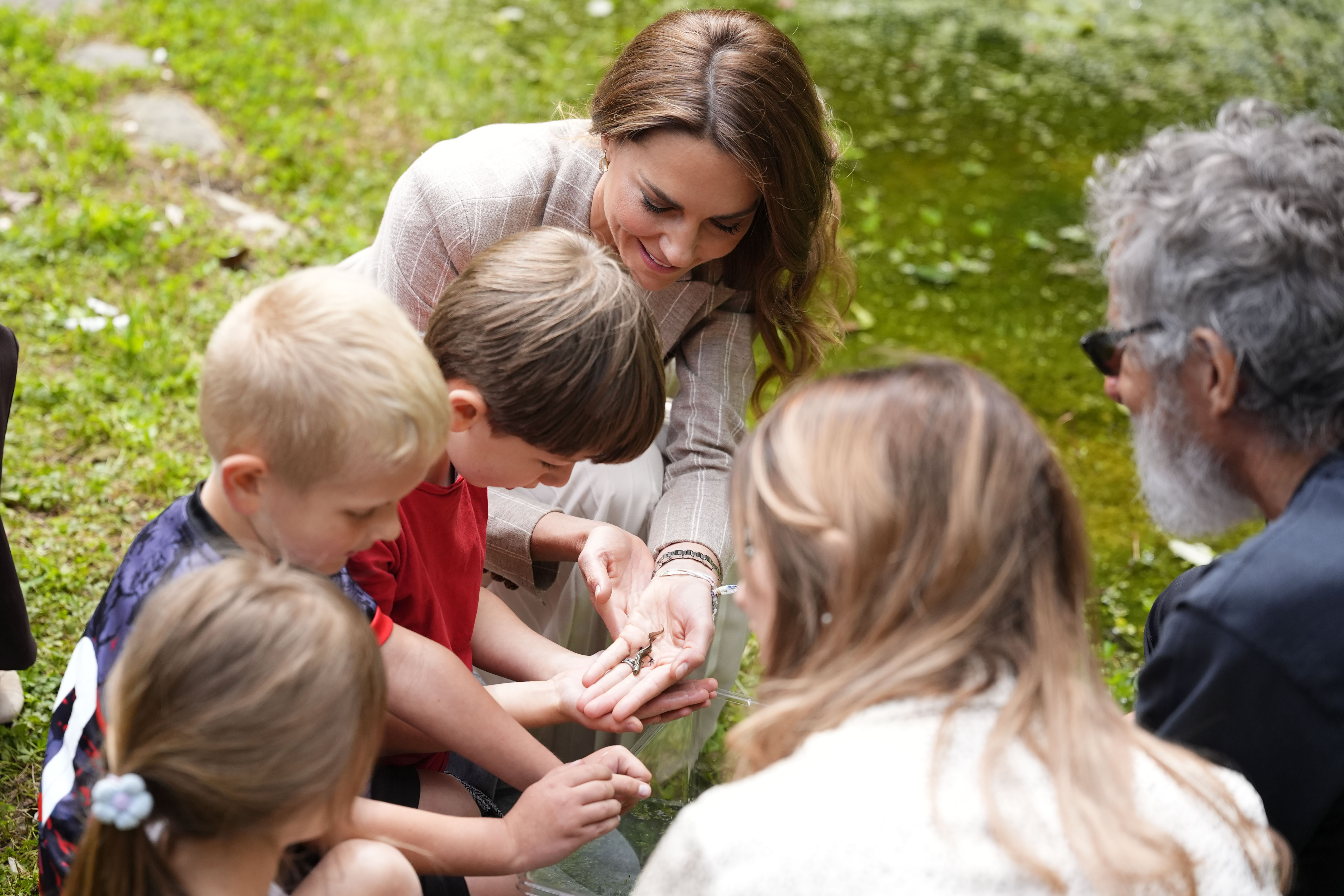Catherine, Princess of Wales visits the &amp;quot;Salvador Allende&amp;quot; Scuola dell'infanzia, during the second day of her visit to Reggio Emilia on May 14, 2026 in Reggio Emilia, Italy