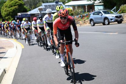 Leo Hayter at the Tour Down Under