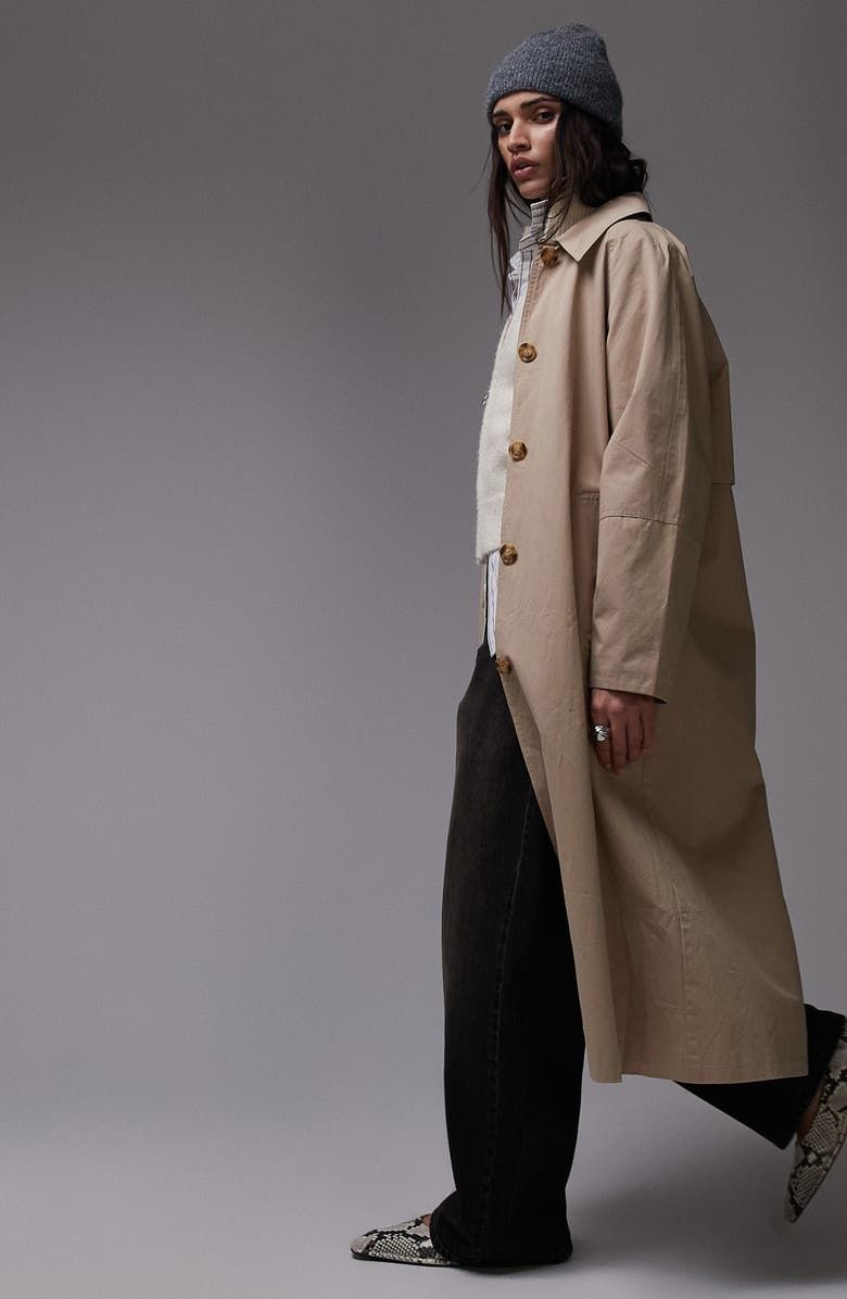 '90s Cotton Trench Coat