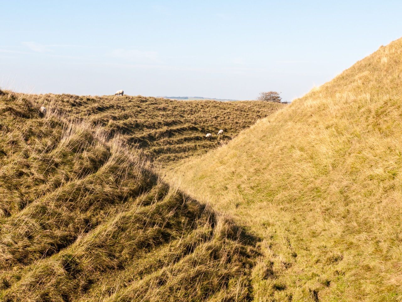 Maiden Castle, Dorset.