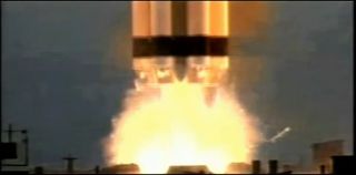 A Russian-made Proton-M rocket successfully launched the European/Russian ExoMars mission into space on March 14, 2016.