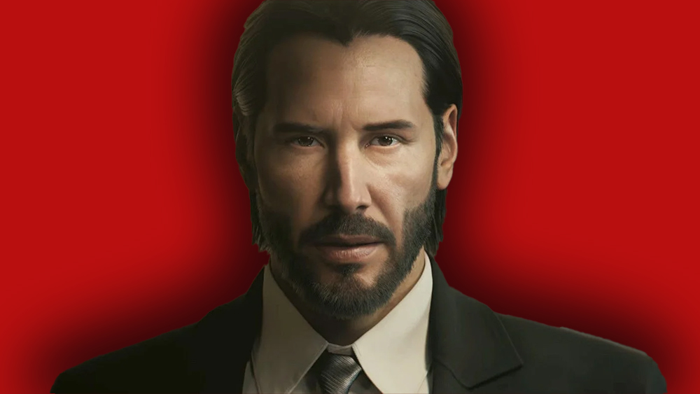 Keanu Reeves in an untitled John Wick video game