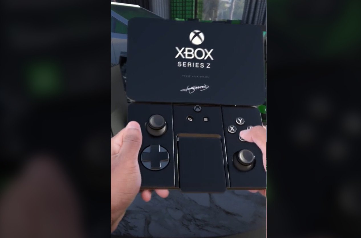 Xbox Series Z' handheld fan render imagines a futuristic Xbox