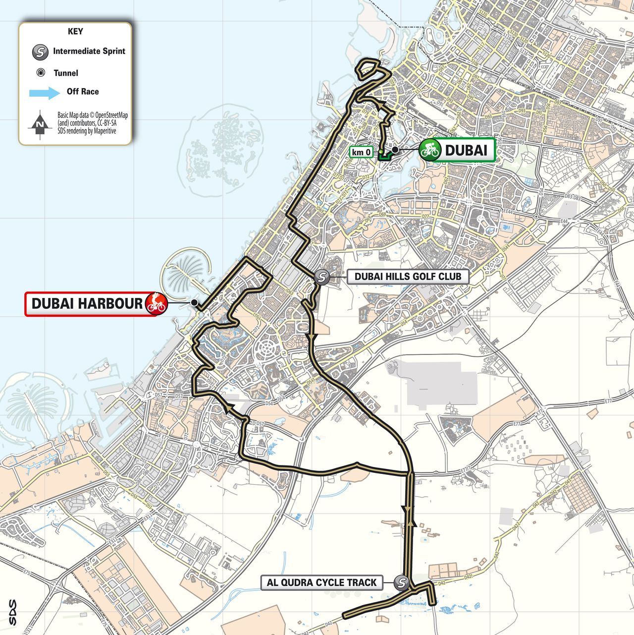Maps and profiles for the 2024 UAE Tour