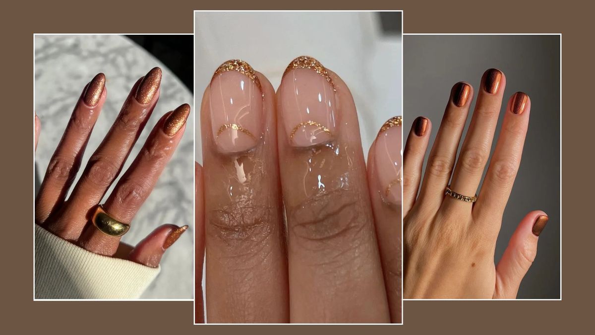 I'm Not a Sparkle Person, But These "Cinnamon-Sugar" Nails Are the Ultimate Autumn-to-Winter Mani