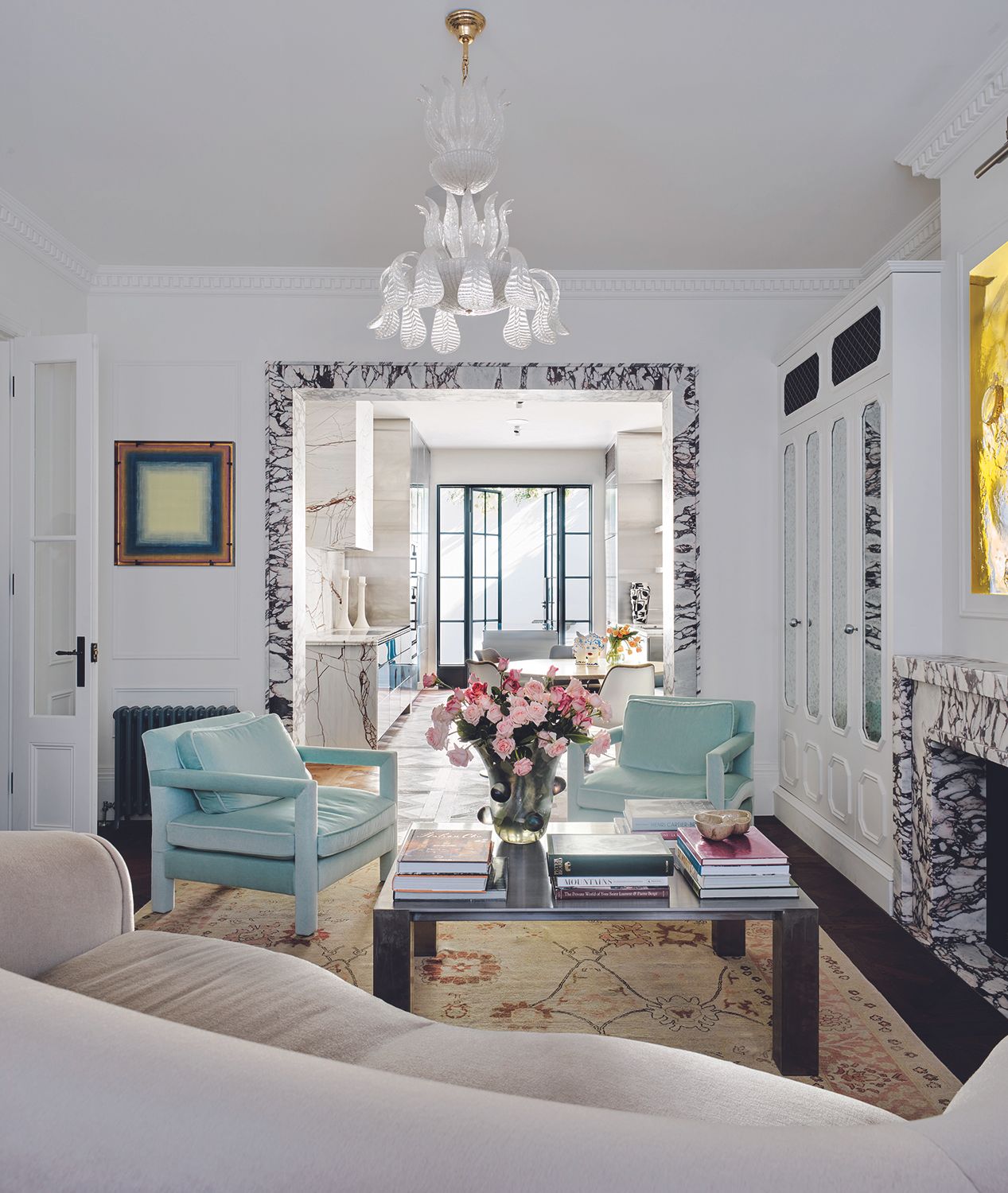 living room ideas marble fireplace and door surround