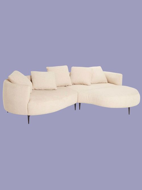 Lozenge 5 Seater Rhf Chaise End Sofa