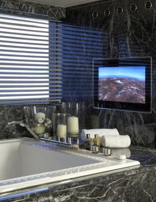 Bathrooms International bathroom TV idea