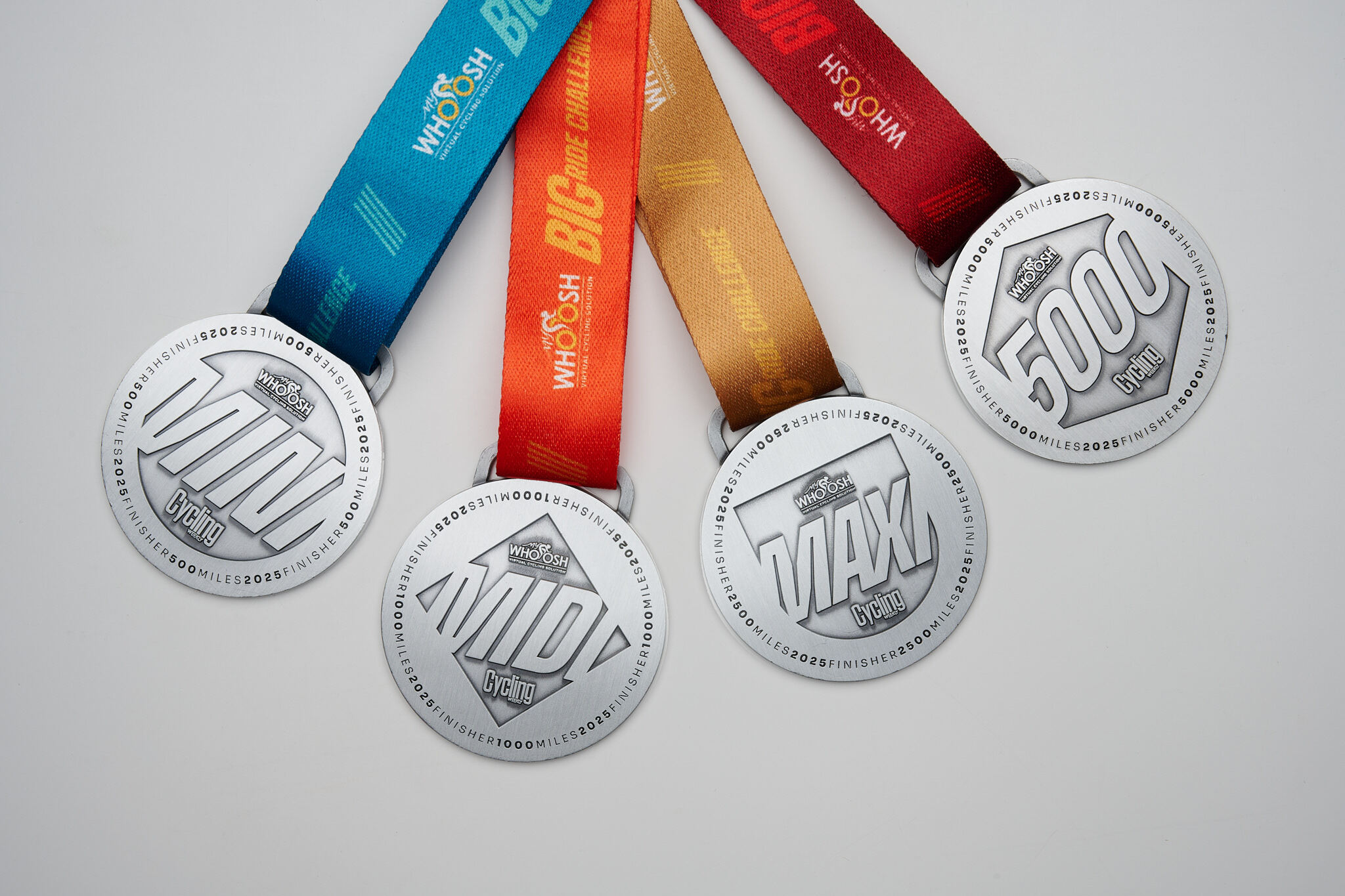 2025 Big Ride Challenge finisher&#039;s medal