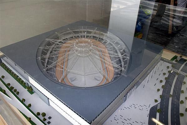 A model of the building
