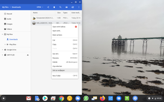 How to change a Chromebook's wallpaper