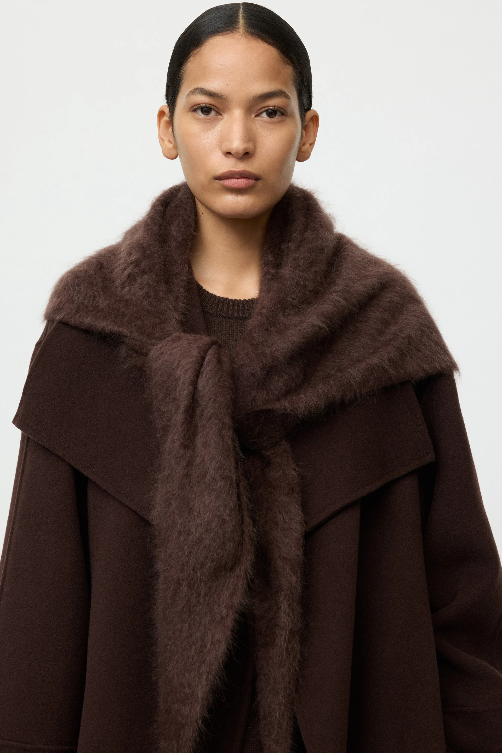 soft goat, Brushed Scarf