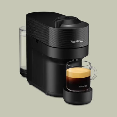 Nespresso, Vertuo Pop Coffee Machine, Liquorice Black