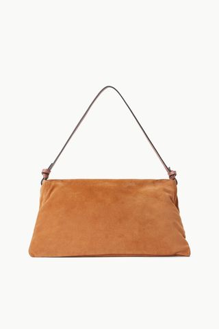 Vivi Shoulder Bag | Tan Suede