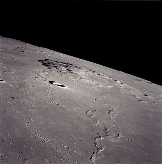 This photo of the moon taken by NASA's Apollo 15 astronauts in 1971.China's Chang'e-5 mission will land a sample-return mission in the region in late 2020.