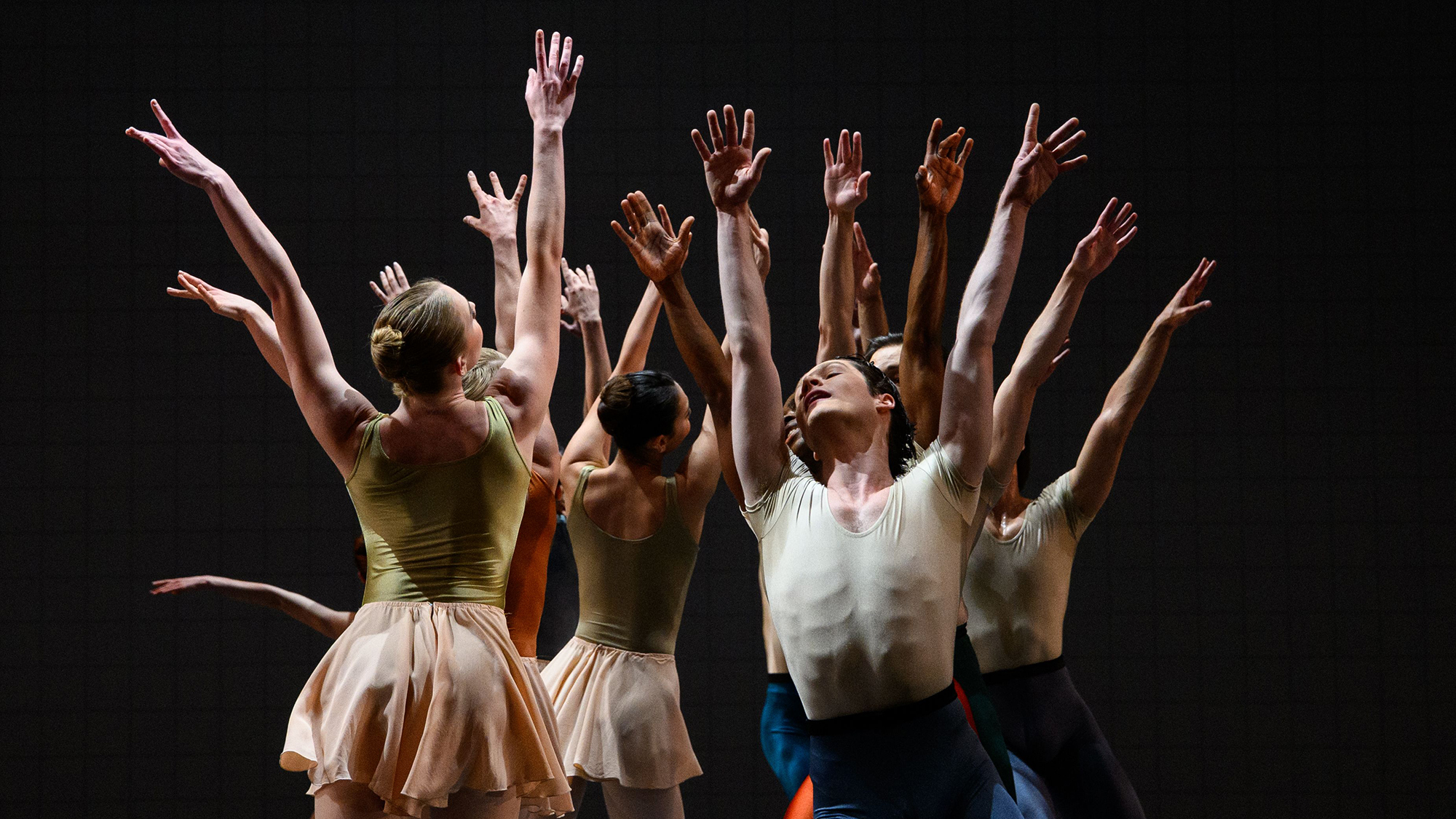 Dancers perform during a dress rehearsal for The Australian Ballet&#039;s Prism at the Sydney Opera House in Australia