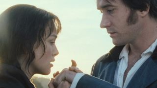 Matthew MacFadyen and Keira Knightley in Pride and Prejudice as Mr. Darcy and Elizabeth Bennet
