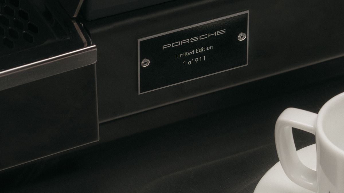 Limited edition Porsche / La Marzocco espresso machine