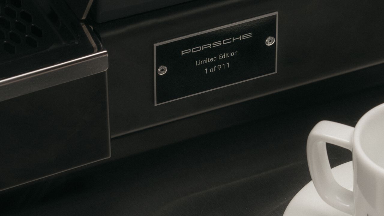 Limited edition Porsche / La Marzocco espresso machine