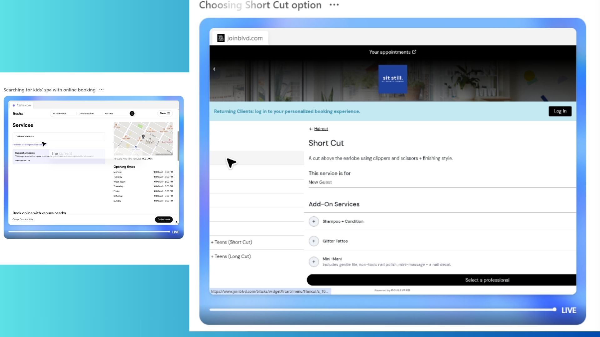 ChatGPT Agent - booking haircuts