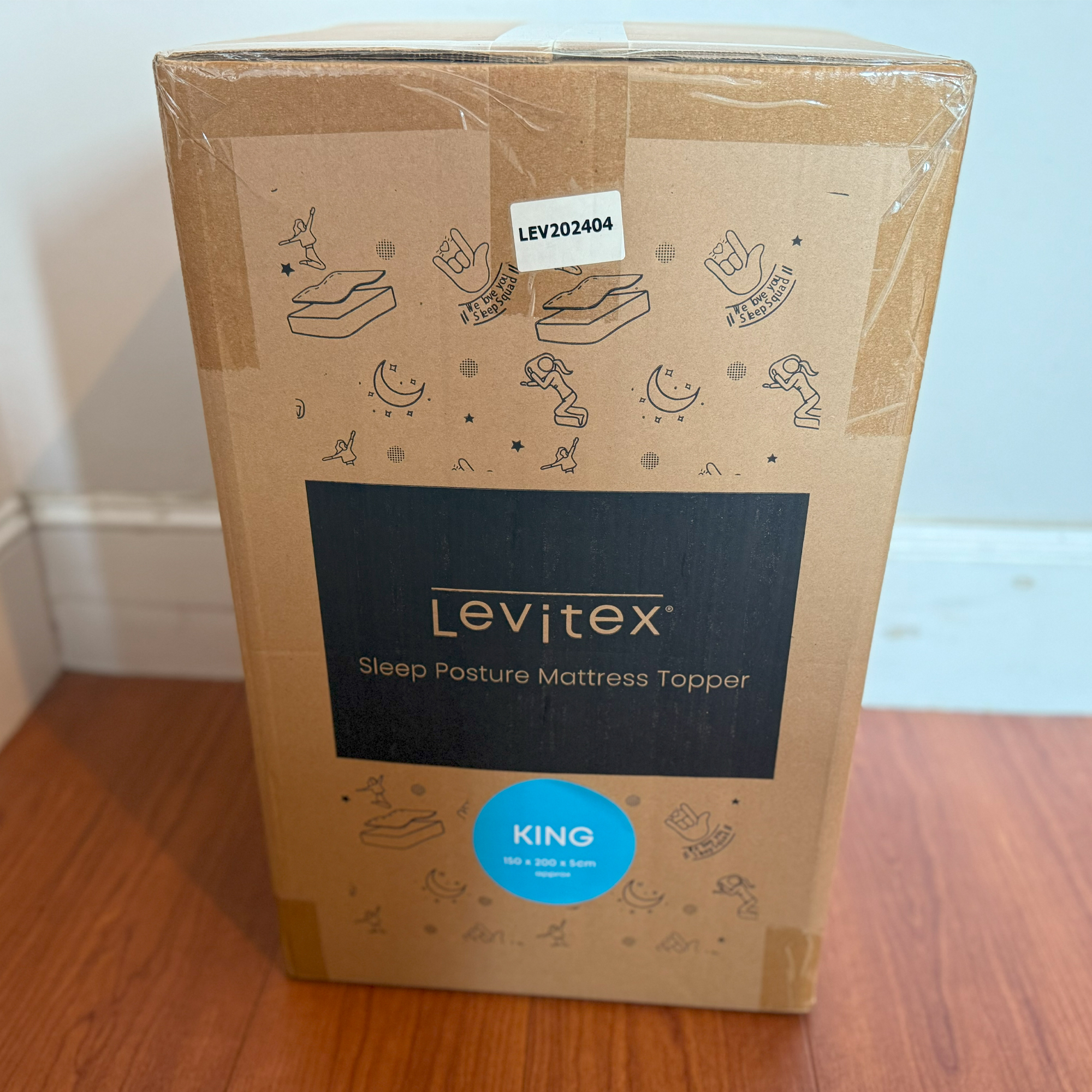 The Levitex Sleep Posture mattress topper being tested