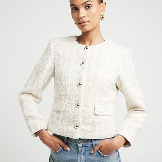 Cropped blazer jacket