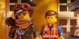Lucy and Emmett in The Lego Movie 2