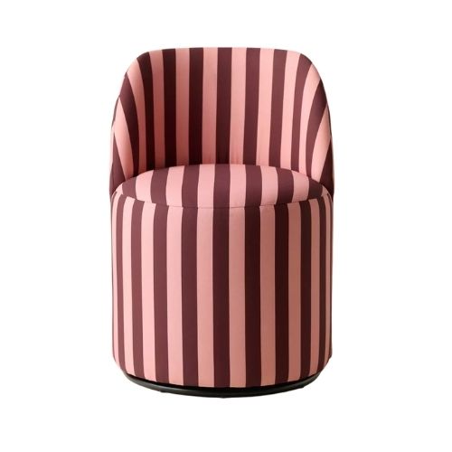 Urban Outfitters, Rosie Striped Upholstered Swivel Vanity Chair