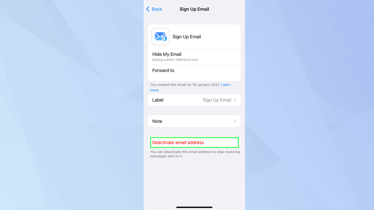 How to use Hide My Email in iOS 15 | Tom's Guide