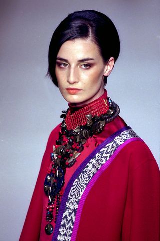 Erin O'Connor Wears Balmain, 2000