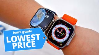 Apple Watch 8 and Apple Watch Ultra shown on wrist