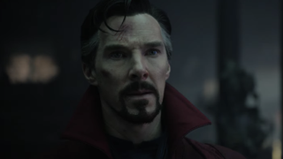 Benedict Cumberbatch in Doctor strange in the Multiverse of Madness