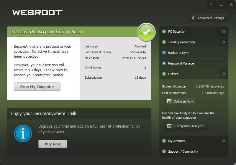 webroot internet security complete review