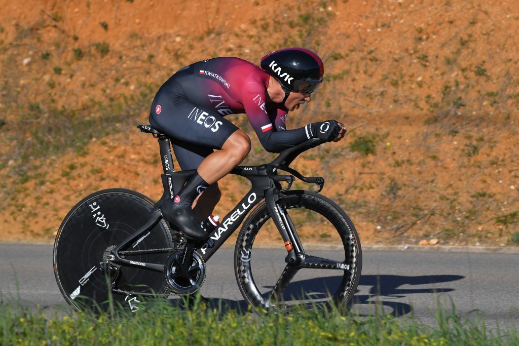 LAGOA PORTUGAL FEBRUARY 23 Micha Kwiatkowski of Poland and Team INEOS during the 46th Volta ao Algarve 2020 Stage 5 a 203km Individual Time Trial stage from Lagoa to Lagoa ITT VAlgarve2020 on February 23 2020 in Lagoa Portugal Photo by Tim de WaeleGetty Images