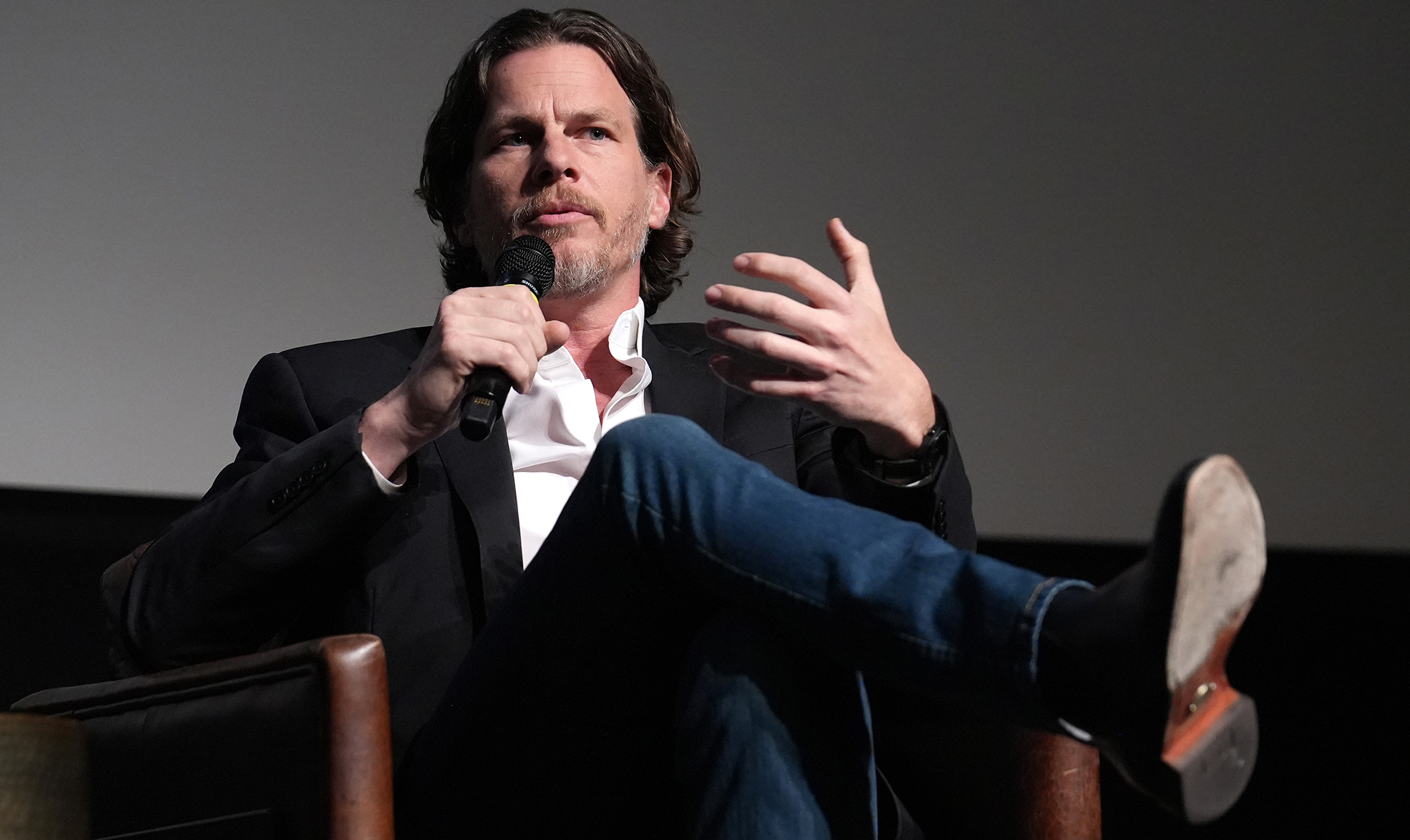 LOS ANGELES, CALIFORNIA - MAY 21: Jonathan Nolan seen during the FYC special screening of Amazon Prime&#039;s &quot;Fallout&quot; at DGA Theater Complex on May 21, 2024 in Los Angeles, California. (Photo by JC Olivera/Getty Images)