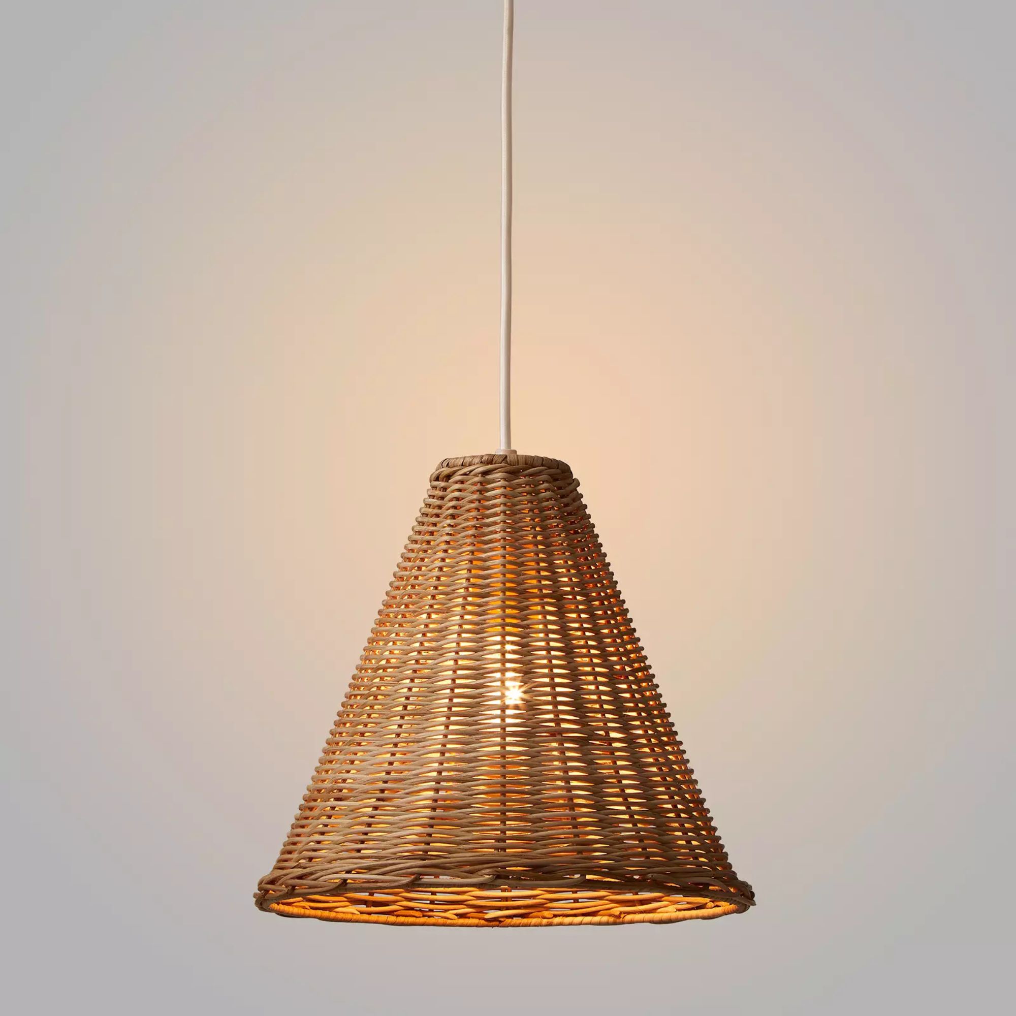 Santa Barbara Rattan Petite Pendant