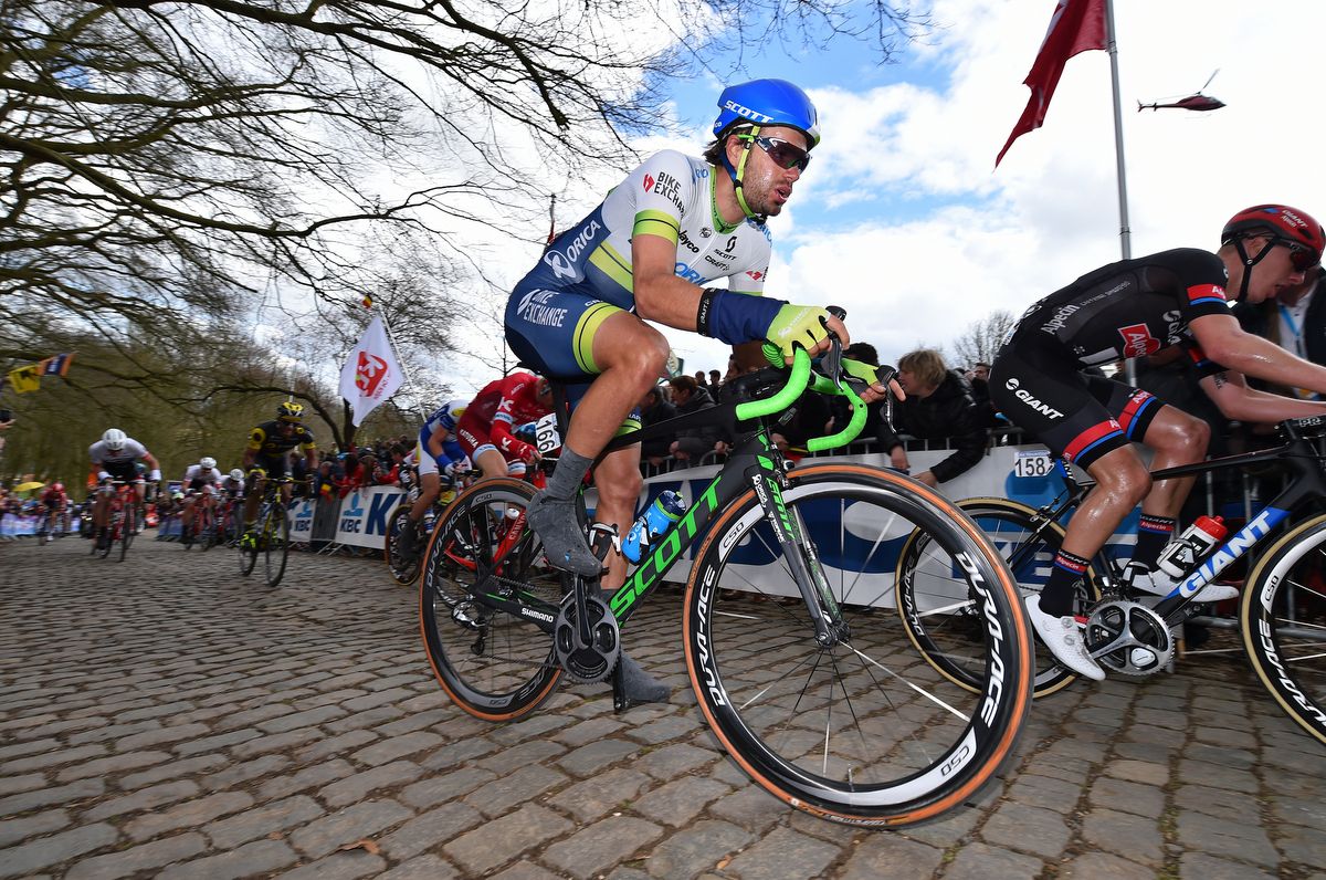 Luka Mezgec was Orica-GreenEdge's best finisher in 12th