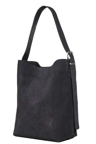 Madewell Essentials Bucket Tote Suede