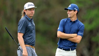 Cameron Smith and Joaquin Niemann at the 2022 Players Championship