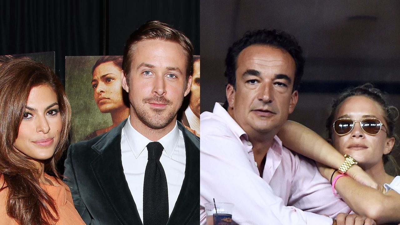 Eva Mendes with Ryan Gosling, and Mary-Kate Olsen with Olivier Sarkozy