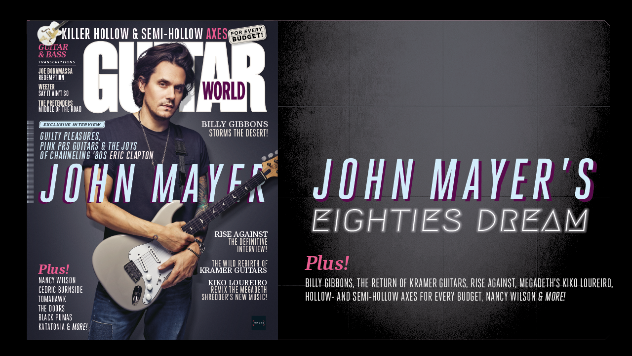 guitar magazine john mayer