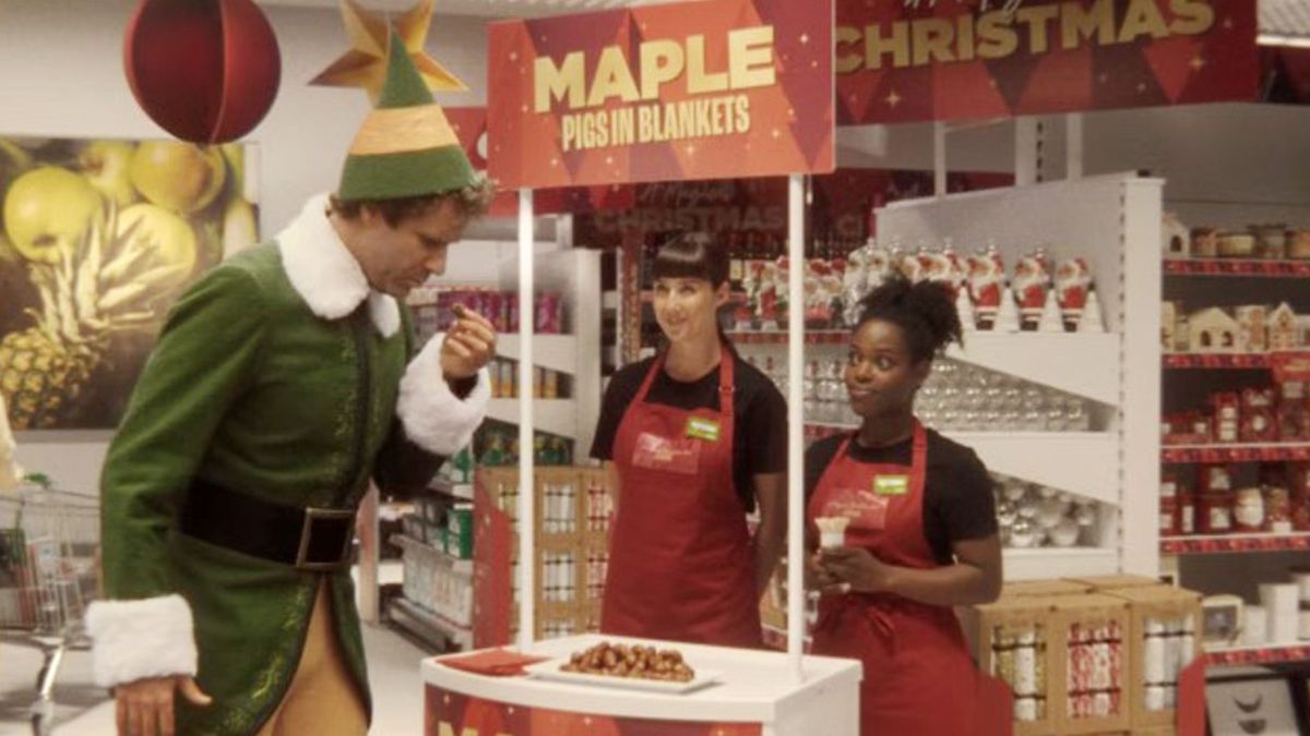 Buddy the Elf in the Asda advert